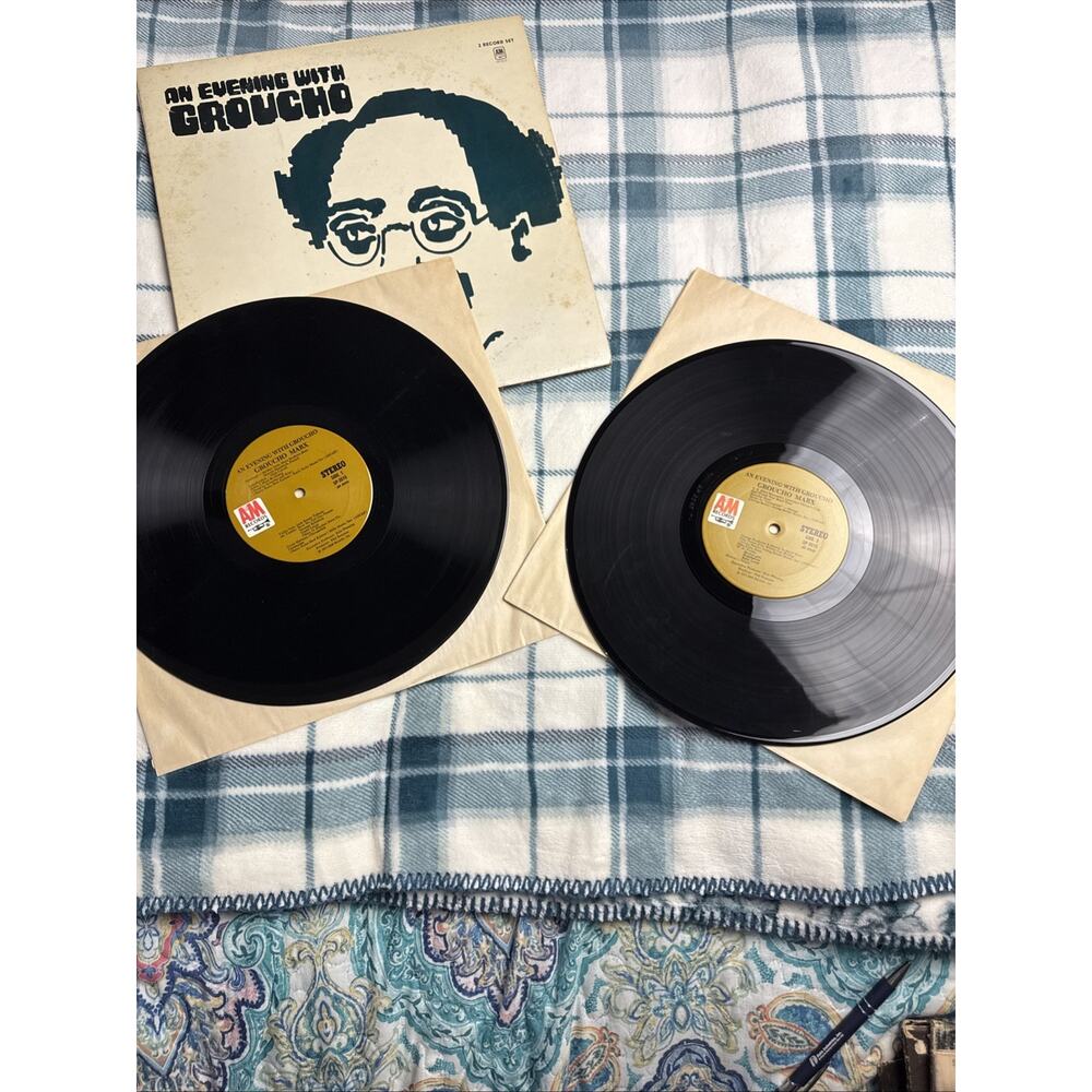 An Evening with Groucho, a two-record set released by A&M Records in 1972 - Picture 6 of 7